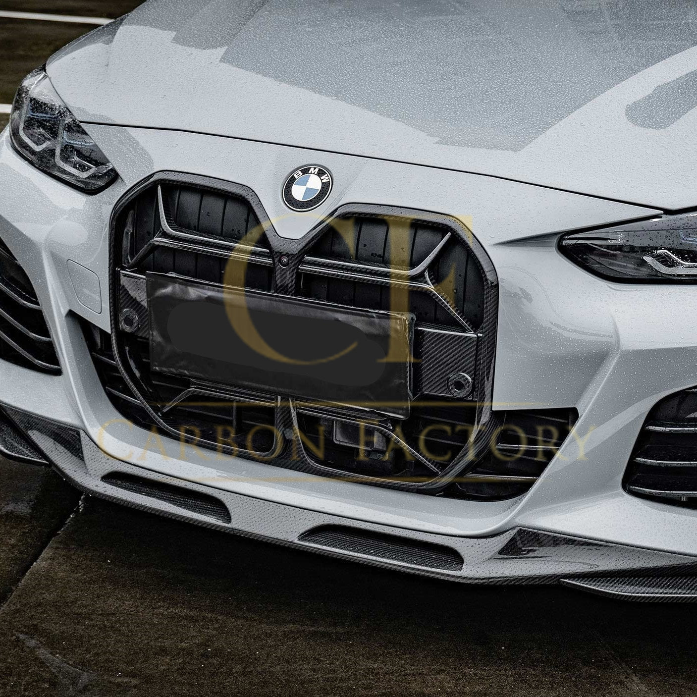 CSL Style Pre-Preg Carbon Front Grille for BMW 4 Series G26 20-Present-Carbon Factory