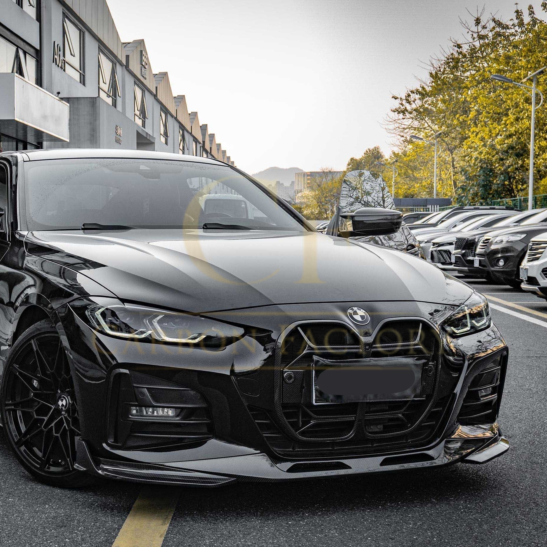 CSL Style Pre-Preg Carbon Front Grille for BMW 4 Series G26 20-Present-Carbon Factory