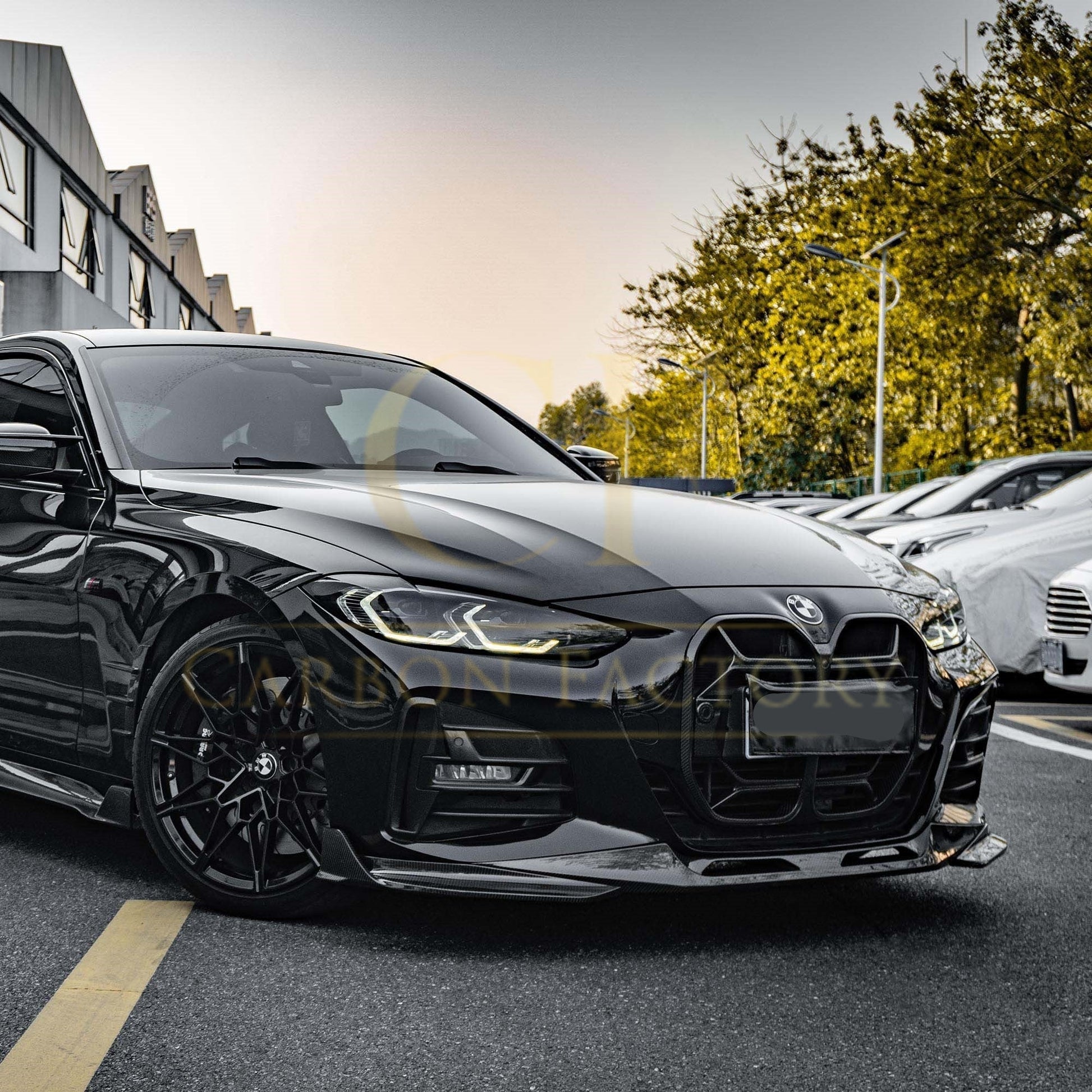 CSL Style Pre-Preg Carbon Front Grille for BMW 4 Series G26 20-Present-Carbon Factory