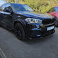 Carbon Factory Style Gloss Black Body Kit Splitter Diffuser Side Skirt Spoiler for BMW F15 X5 13-18-Carbon Factory