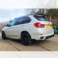 Carbon Factory Style Gloss Black Body Kit Splitter Diffuser Side Skirt Spoiler for BMW F15 X5 13-18-Carbon Factory