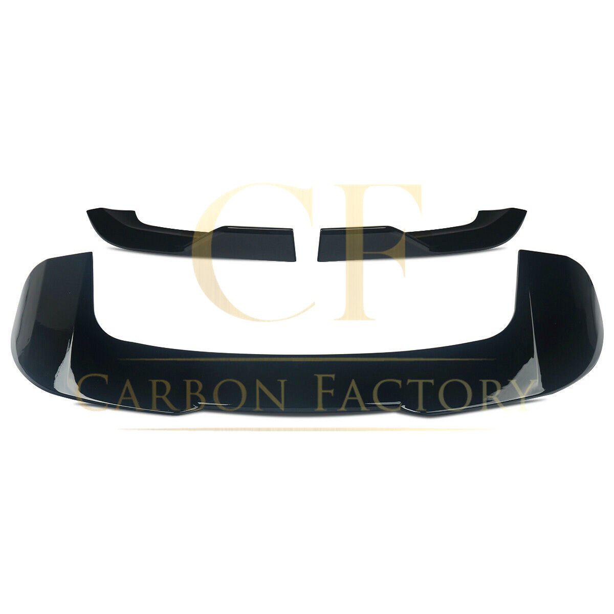 Carbon Factory Style Gloss Black Body Kit Splitter Diffuser Side Skirt Spoiler for BMW F15 X5 13-18-Carbon Factory