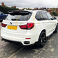 Carbon Factory Style Gloss Black Body Kit Splitter Diffuser Side Skirt Spoiler for BMW F15 X5 13-18-Carbon Factory
