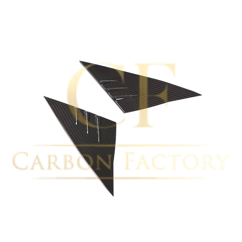 Carbon Fibre A Pillar Window Covers for Tesla Model 3 16-20 - Carbon Factory