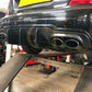 Carbon Fibre Big Fin Rear Diffuser for Mercedes Benz W204 C63 and C Class Facelift 12-14-Carbon Factory