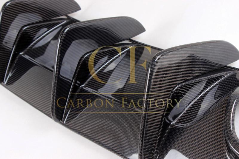 Carbon Fibre Big Fin Rear Diffuser for Mercedes Benz W204 C63 and C Class Facelift 12-14-Carbon Factory