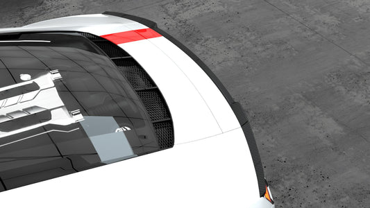 Carbon Fibre Boot Spoiler (3 Pieces) for Audi R8 V10 Gen 2 15-19-Carbon Factory