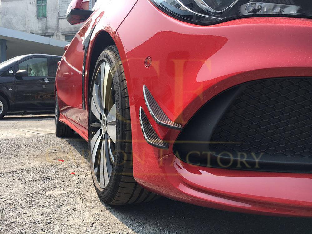 Carbon Fibre Canards (4 Pieces) for Mercedes Benz W117 CLA Saloon 16-19-Carbon Factory