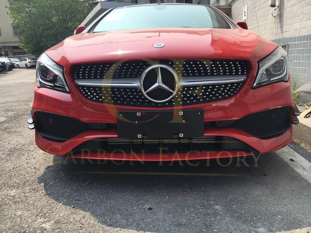 Carbon Fibre Canards (4 Pieces) for Mercedes Benz W117 CLA Saloon 16-19-Carbon Factory