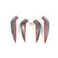 Carbon Fibre Canards (4 Pieces) for Mercedes Benz W117 CLA Saloon 16-19-Carbon Factory