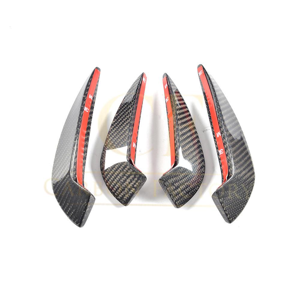 Carbon Fibre Canards (4 Pieces) for Mercedes Benz W117 CLA Saloon 16-19-Carbon Factory