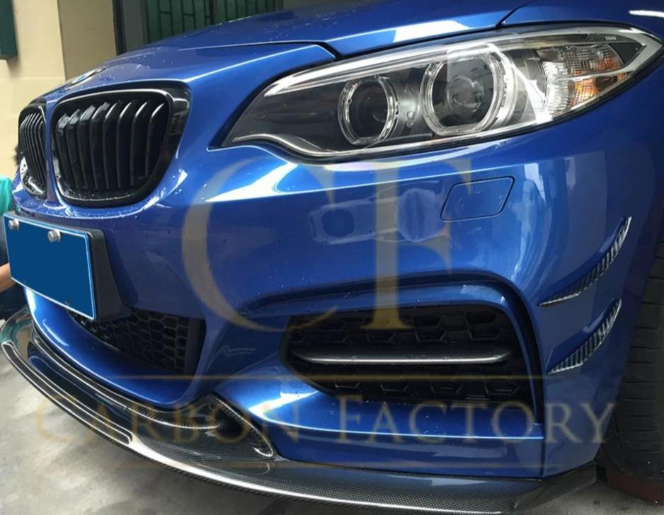 Carbon Fibre Canards set for BMW F22 2 Series M Sport 14-21-Carbon Factory