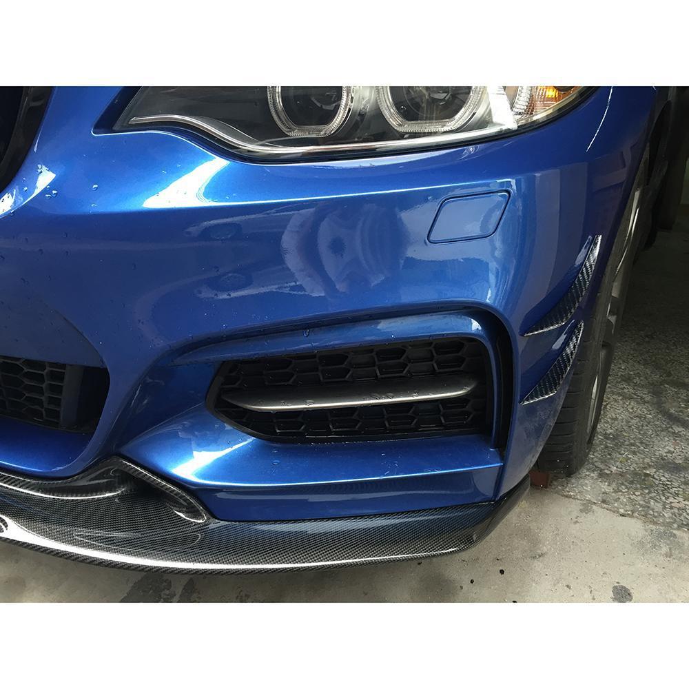 Carbon Fibre Canards set for BMW F22 2 Series M Sport 14-21-Carbon Factory