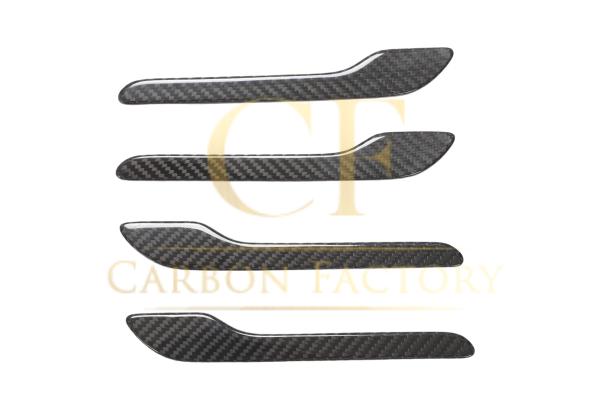 Carbon Fibre Door Handle Covers (4 Doors) for Tesla Model 3 16-23-Carbon Factory
