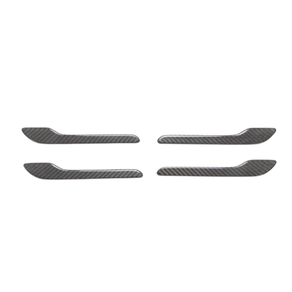 Carbon Fibre Door Handle Covers (4 Doors) for Tesla Model 3 16-23-Carbon Factory