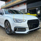 Carbon Fibre Fog Light Covers for Audi A4 B9 S Line 16-19-Carbon Factory