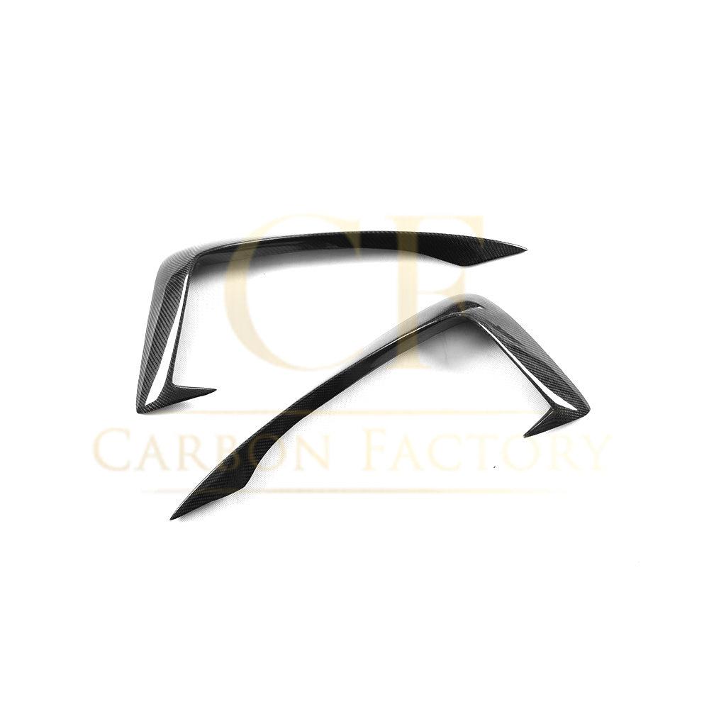 Carbon Fibre Fog Light Covers for Audi A4 B9 S Line 16-19-Carbon Factory