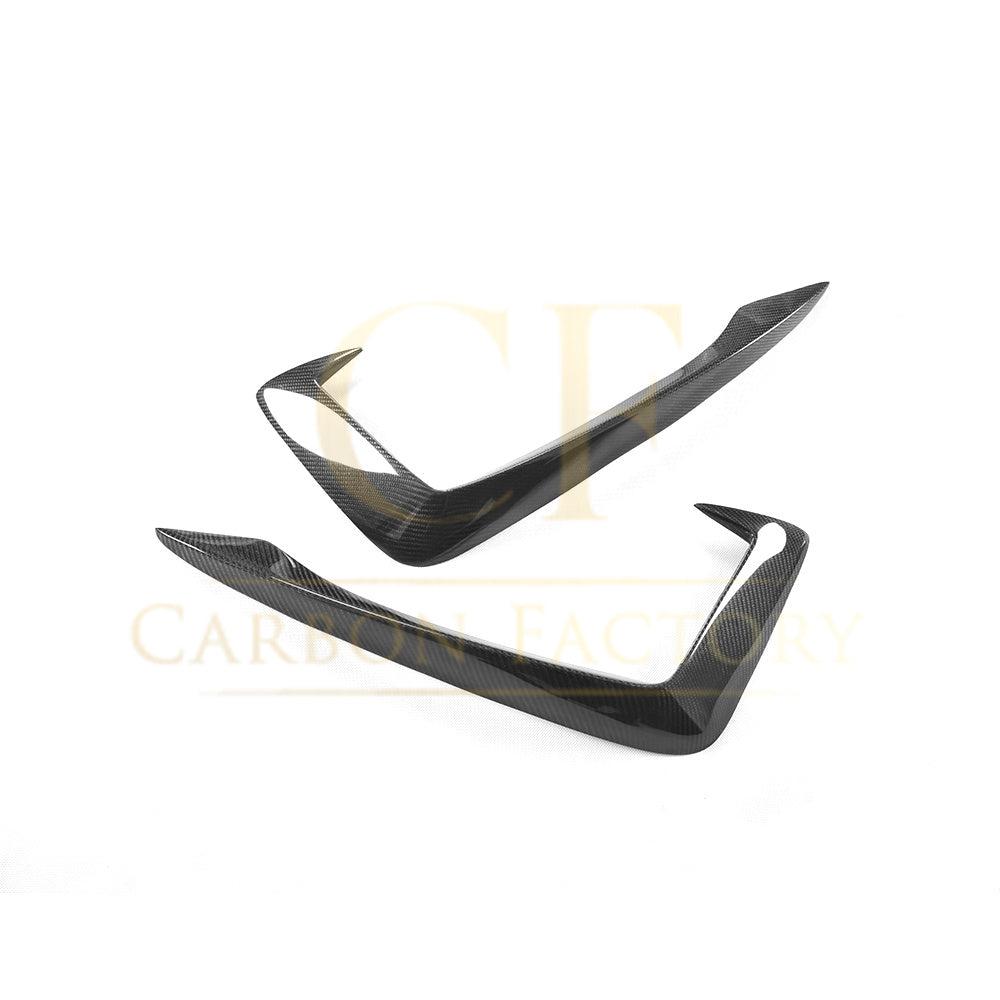 Carbon Fibre Fog Light Covers for Audi A4 B9 S Line 16-19-Carbon Factory