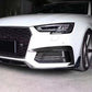 Carbon Fibre Fog Light Covers for Audi A4 B9 S Line 16-19-Carbon Factory