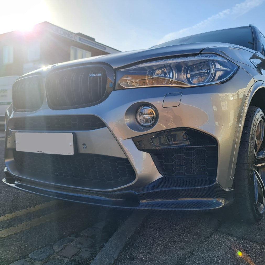 Carbon Fibre Fog Light Covers for BMW F85 X5M F86 X6M 16-18-Carbon Factory