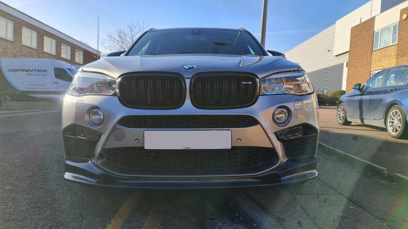 Carbon Fibre Fog Light Covers for BMW F85 X5M F86 X6M 16-18-Carbon Factory