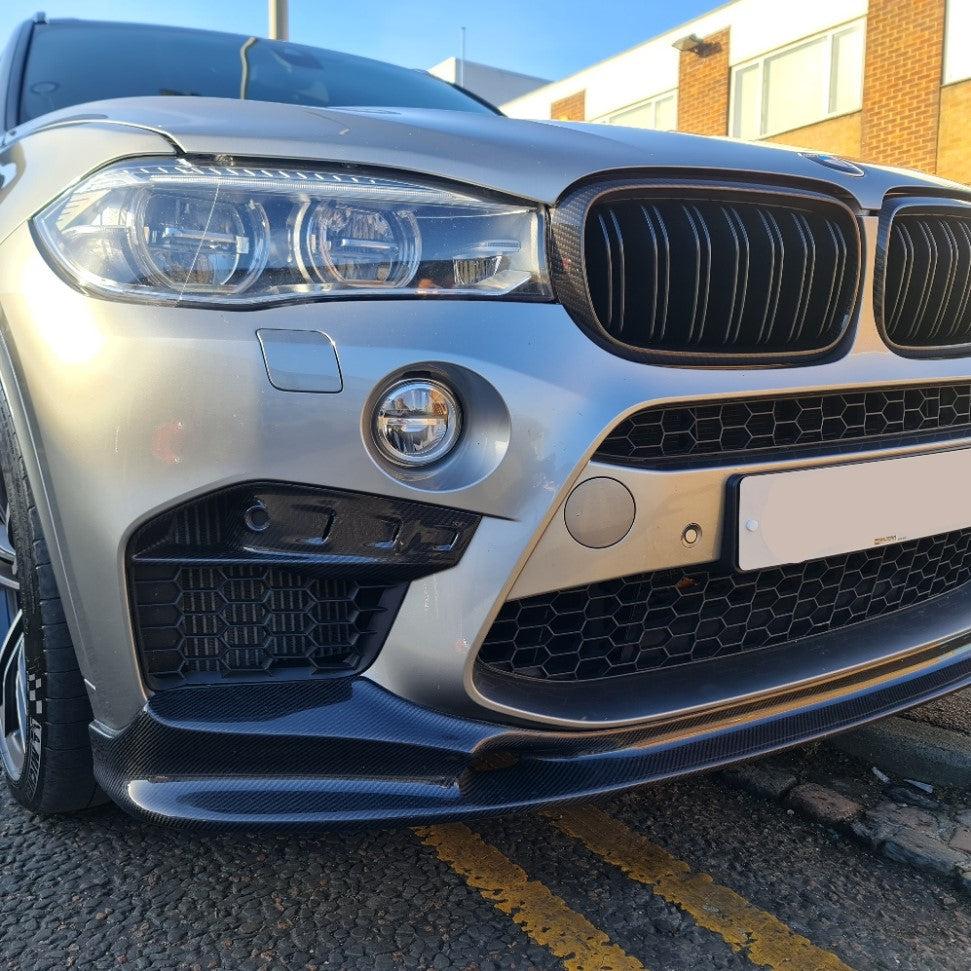 Carbon Fibre Fog Light Covers for BMW F85 X5M F86 X6M 16-18-Carbon Factory