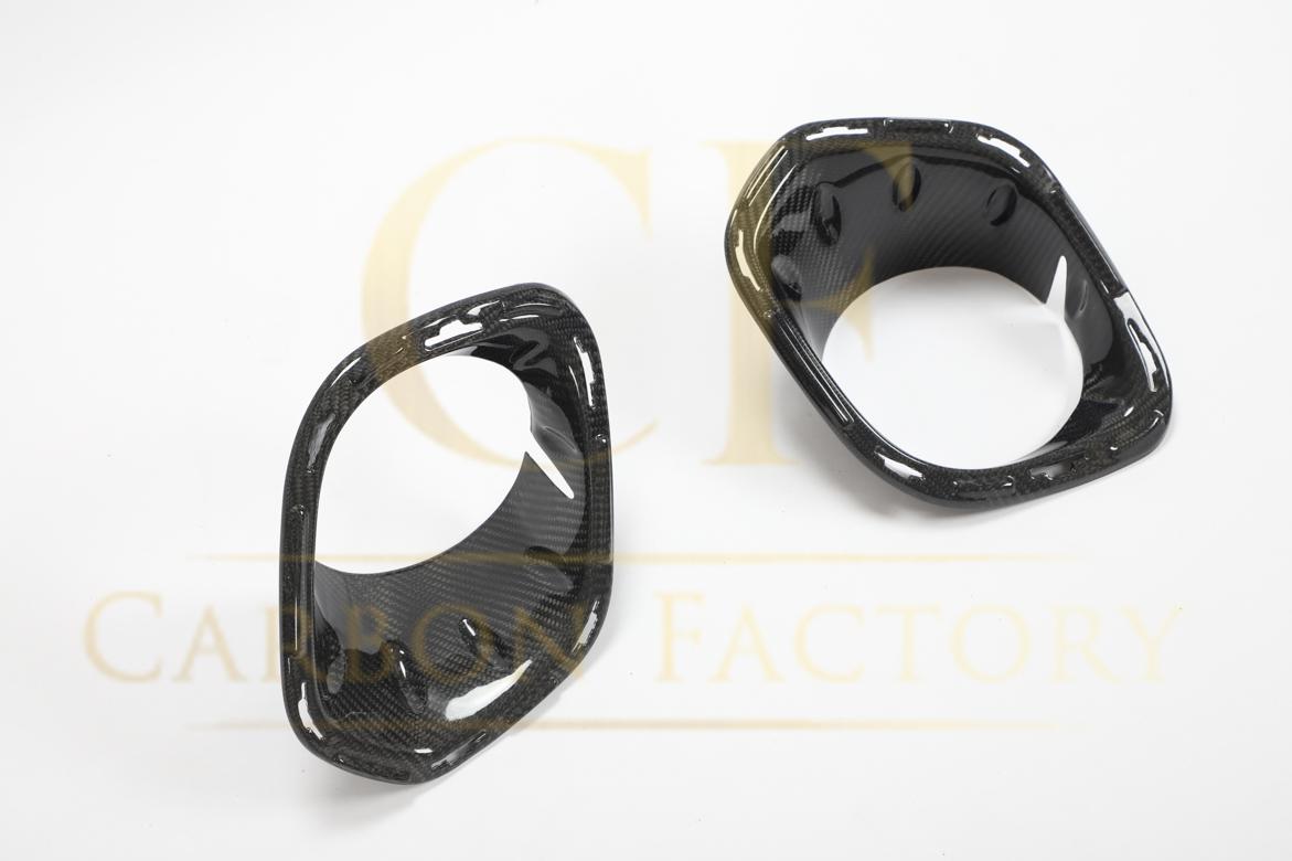 Carbon Fibre Fog Light Trims for BMW F55 F56 Mini Cooper S & JCW 14-22-Carbon Factory