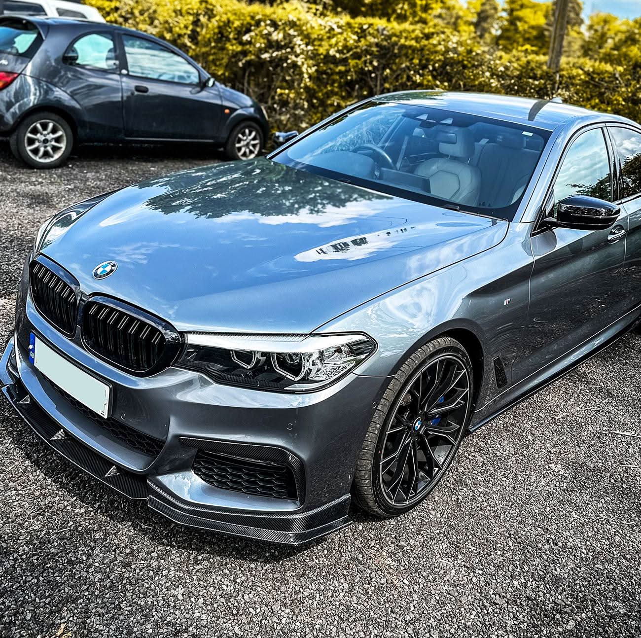 Carbon Fibre Fog Light Trims for BMW G30 G31 5 Series Pre-LCI M Sport 17-20 - Carbon Factory