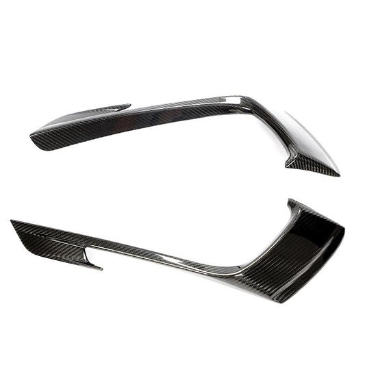 Carbon Fibre Fog Light Trims for Porsche Boxster & Cayman 718 16-19-Carbon Factory