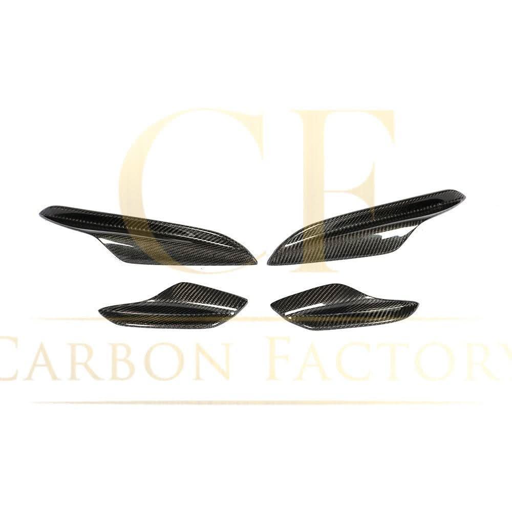 Carbon Fibre Front Bumper Canards 4 Pcs for BMW E90 E92 E93 M3 07-13 - Carbon Factory