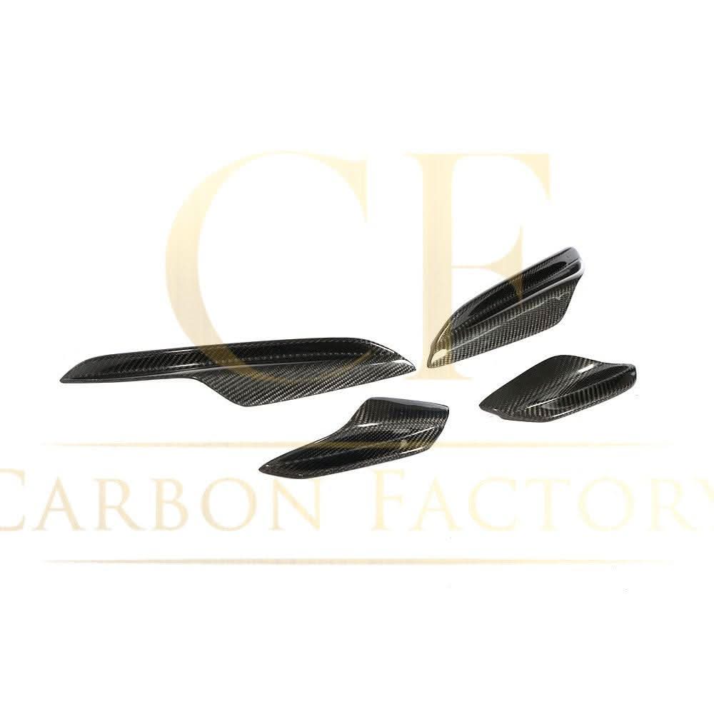 Carbon Fibre Front Bumper Canards 4 Pcs for BMW E90 E92 E93 M3 07-13 - Carbon Factory