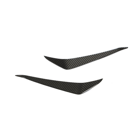 Carbon Fibre Front Bumper Canards for Porsche Boxster & Cayman 718 16-21-Carbon Factory