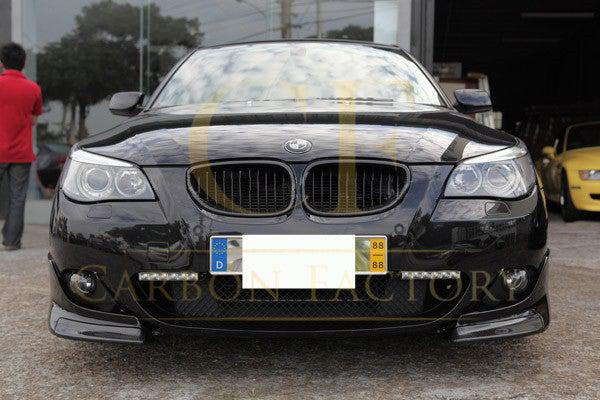 Carbon Fibre Front Bumper Covers for BMW E60 5 Series 03-10-Carbon Factory