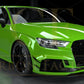 Carbon Fibre Front Bumper Trims for Audi 8V RS3 Saloon 17-20-Carbon Factory
