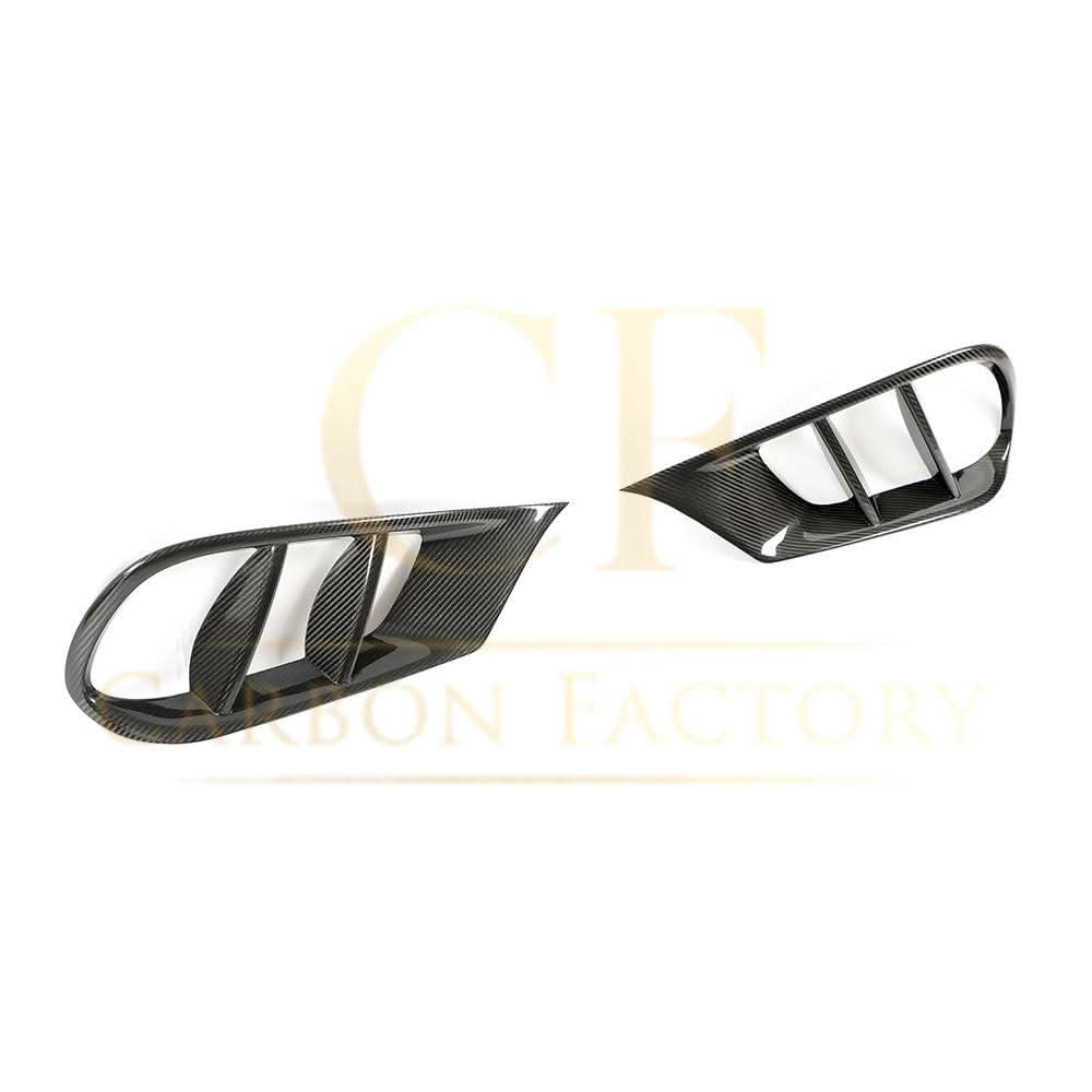 Carbon Fibre Front Bumper Trims for Mercedes Benz W212 E Class 14-17 - Carbon Factory
