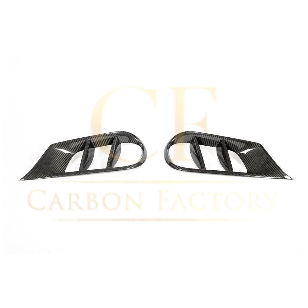 Carbon Fibre Front Bumper Trims for Mercedes Benz W212 E Class 14-17 - Carbon Factory