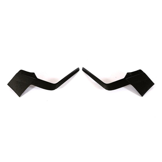 Carbon Fibre Front Bumper Trims for VW Golf MK7.5 R 18-20-Carbon Factory