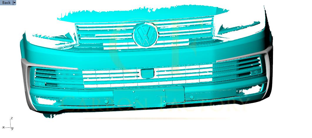 Carbon Fibre Front Bumper Trims for VW T6 Multivan 15-20-Carbon Factory