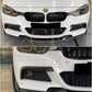 Carbon Fibre Front Bumper Upper Trims for BMW 3 Series F30 2012-2019-Carbon Factory