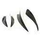 Carbon Fibre Front Canard Set for Audi A3 S Line S3 Saloon 13-15-Carbon Factory