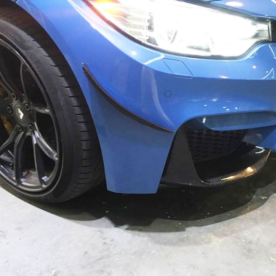 Carbon Fibre Front Canards 2 Pieces for BMW F80 M3 F82 F83 M4 14-20 - Carbon Factory