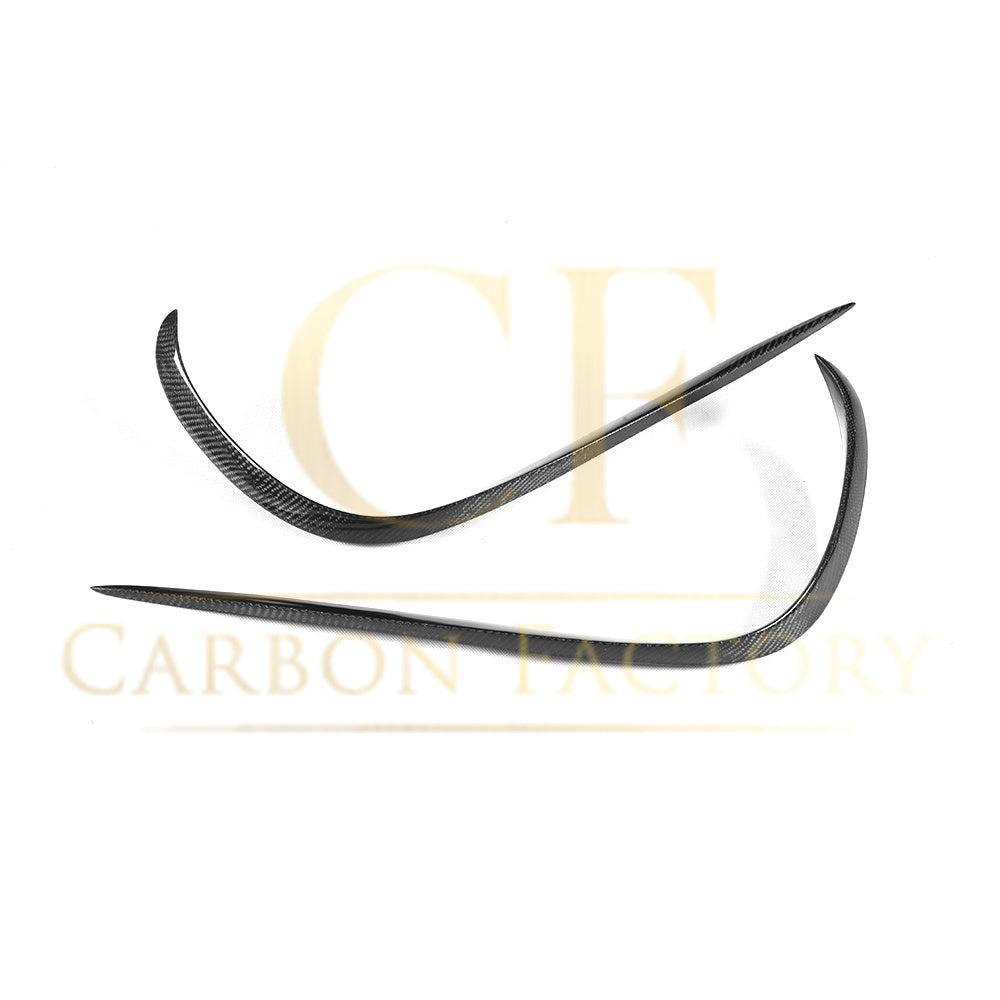 Carbon Fibre Front Canards (2 Pieces) for Mercedes W213 E Class Saloon 17-18-Carbon Factory