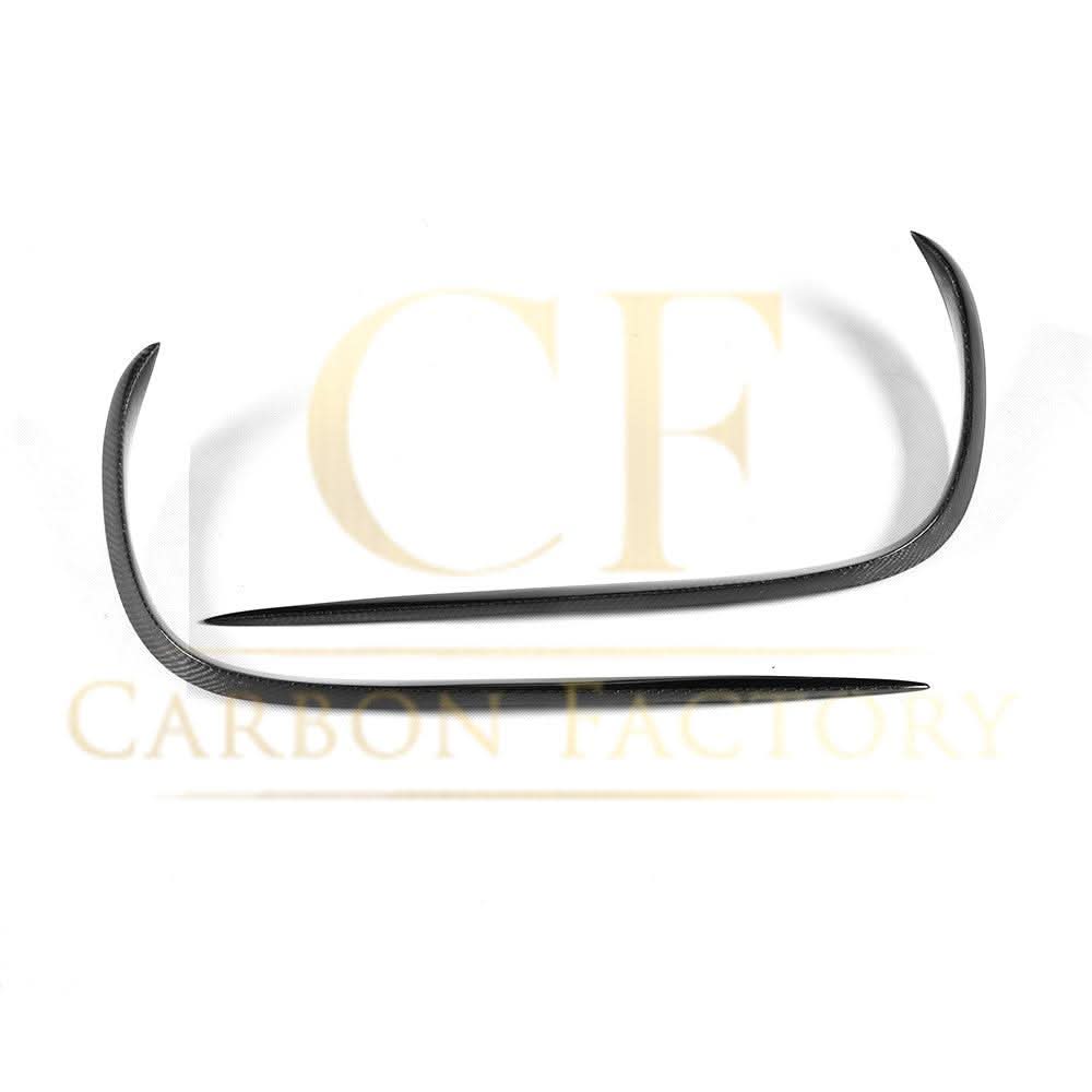 Carbon Fibre Front Canards (2 Pieces) for Mercedes W213 E Class Saloon 17-18 - Carbon Factory