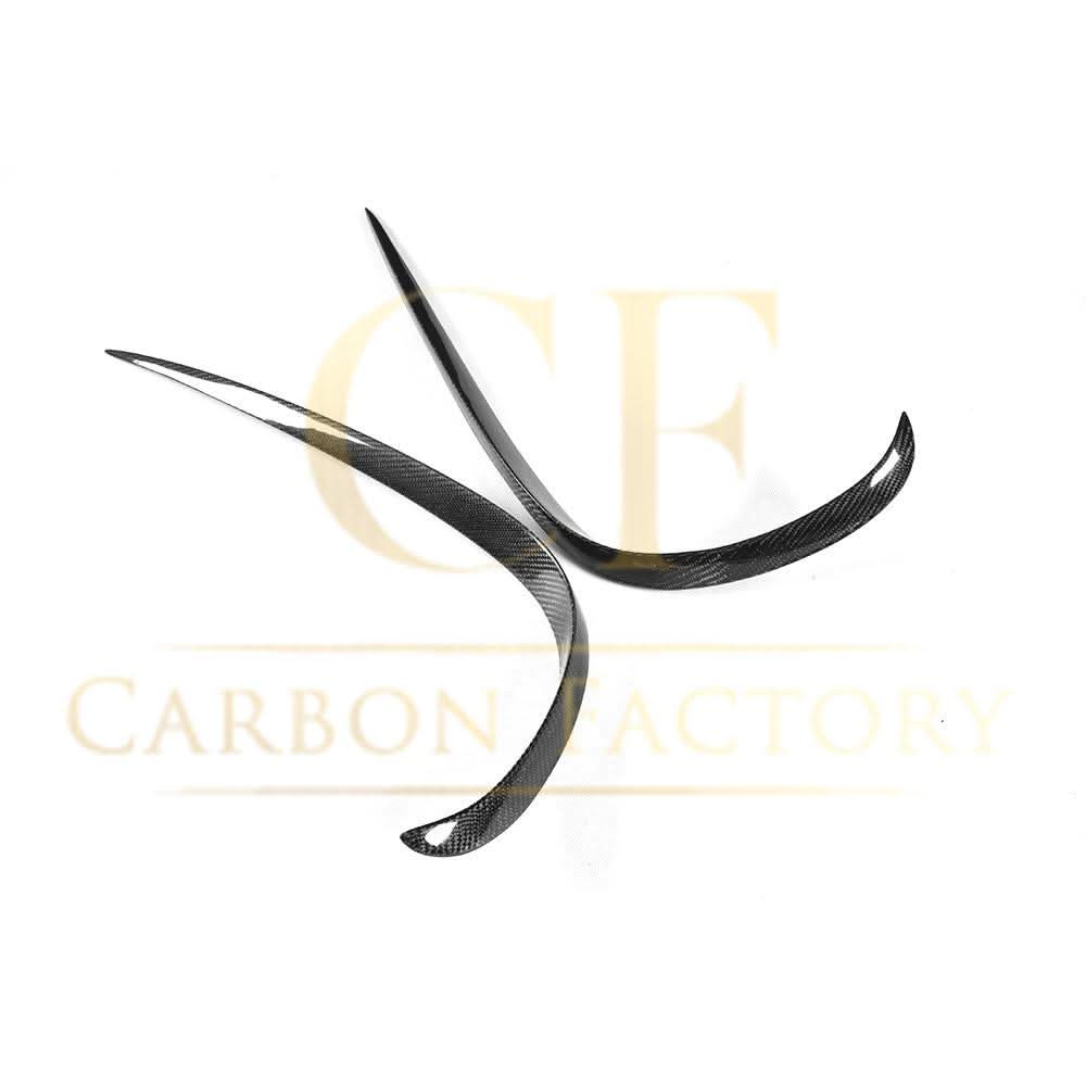 Carbon Fibre Front Canards (2 Pieces) for Mercedes W213 E Class Saloon 17-18 - Carbon Factory
