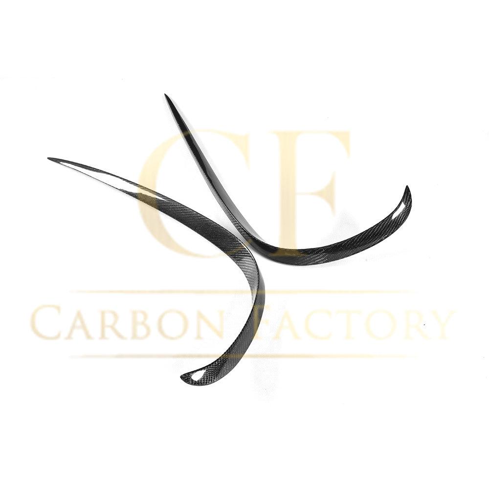 Carbon Fibre Front Canards (2 Pieces) for Mercedes W213 E Class Saloon 17-18-Carbon Factory