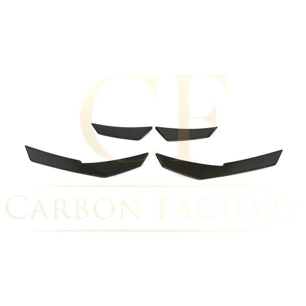 Carbon Fibre Front Canards (4 Pieces) for Audi R8 V10 Gen 2 15-19 - Carbon Factory