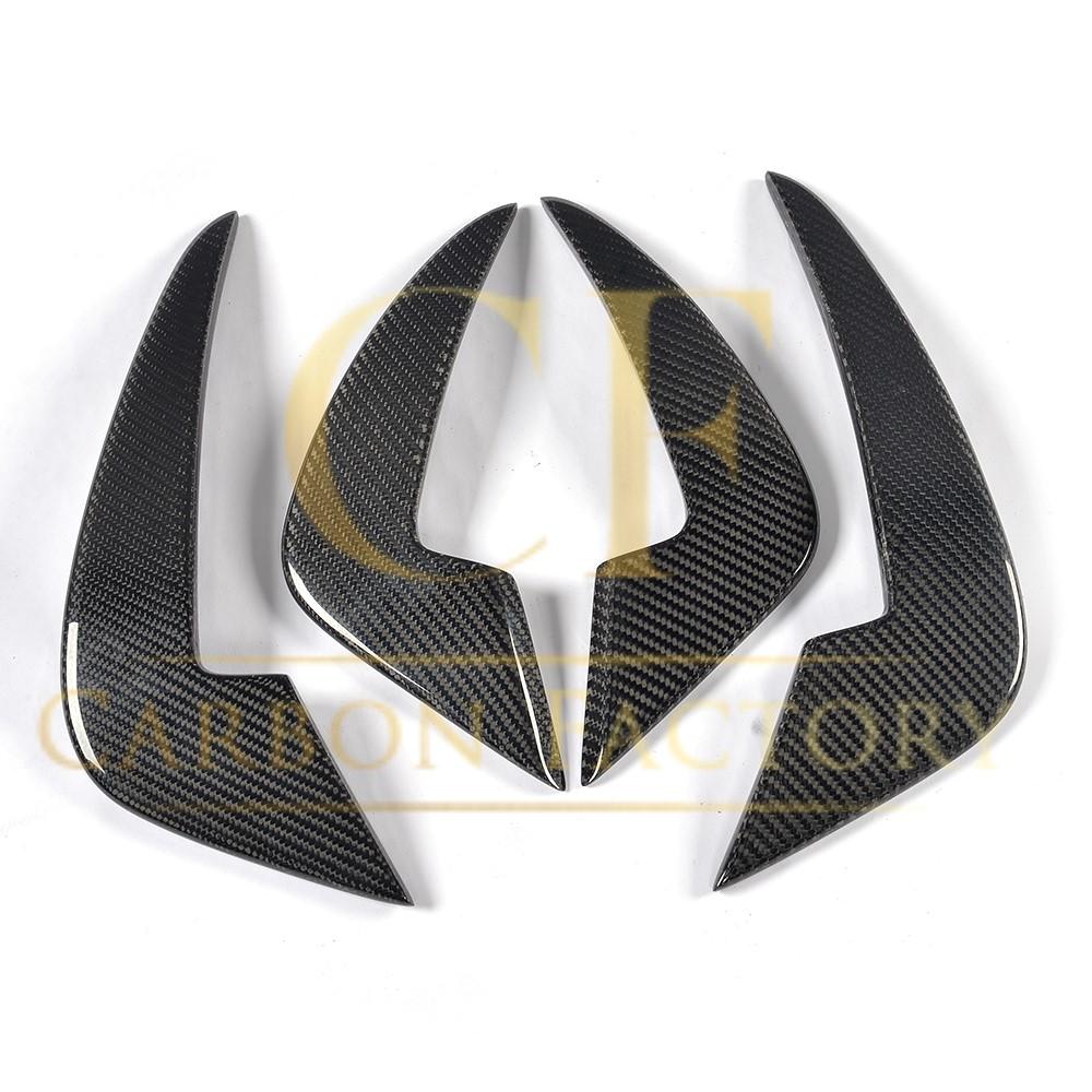Carbon Fibre Front Canards Set for BMW F87 M2 16-21-Carbon Factory