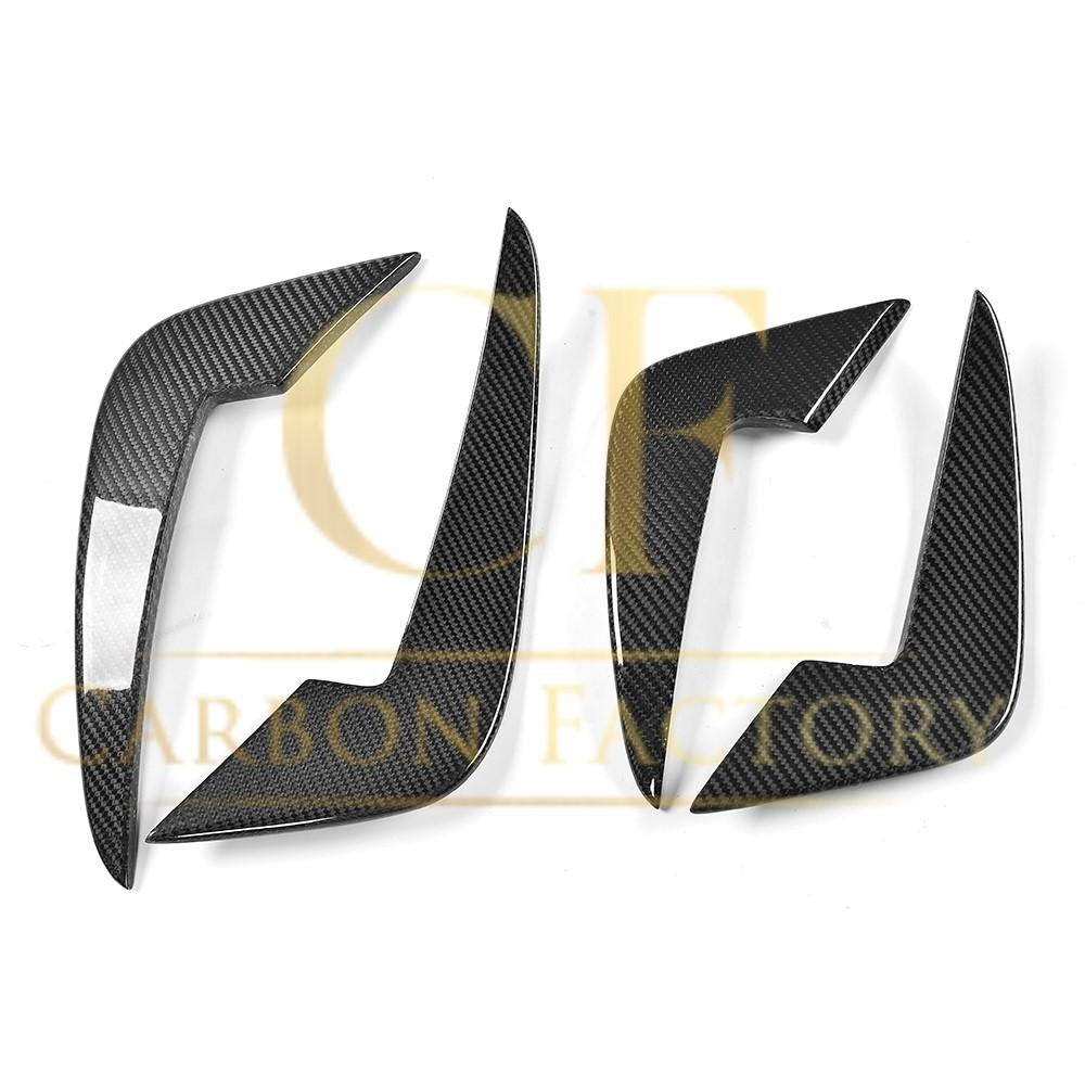 Carbon Fibre Front Canards Set for BMW F87 M2 16-21-Carbon Factory