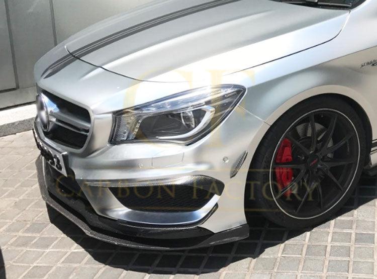 Carbon Fibre Front Canards Sets for Mercedes Benz W117 CLA 13-16-Carbon Factory