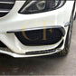 Carbon Fibre Front Canards Sets for Mercedes W205 C Class AMG 15-18-Carbon Factory